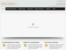 Tablet Screenshot of portalmanager.co.uk